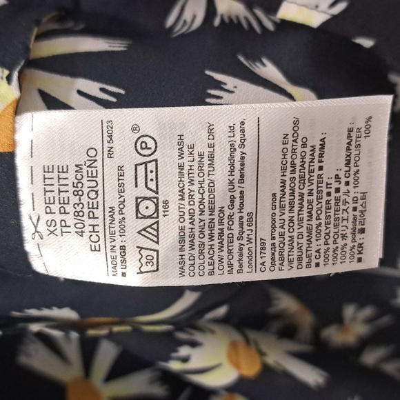 New without tag Banana Republic XS petite blouse - Picture 4 of 6